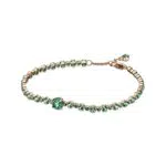 Pandora Bracciale Tennis Donna Pavé Scintillante Verde 580044C01
