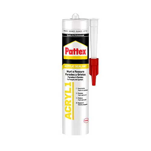 Pattex Sigillante Acrilico Acril One, Poliacrilico in Dispersione Acquosa