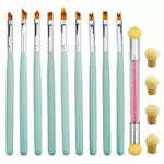 Pennelli Nail art, 10 Pezzi