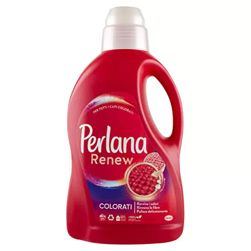 Perlana Renew Colorati, detersivo lavatrice, per tutti i capi colorati