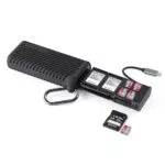 PGYTECH CreateMate, lettore di schede di memoria ad alta velocità USB 3.1 Type-C con interfaccia SD/TF Card Holder per fotocamere