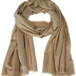 PIECES Pccilja Noos BC-Scarf Lungo Sciarpa, White Pepper
