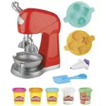 Play-Doh Kitchen Creations - Il Magico Mixer, impastatrice giocattolo con finti accessori da cucina