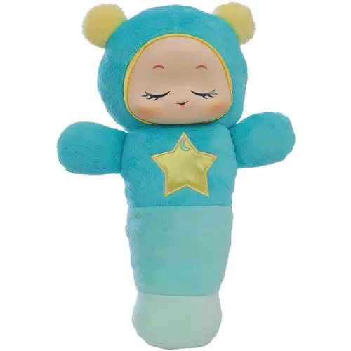 Playskool Glo Worm SmartSense, Peluche morbido con sensore di pianto e voce registrabile
