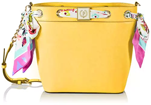 Pollini BORSA GRAINED PU GIALLO