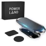 powerland Porta Cellulare Auto Magnetico, Universale Supporto Smartphone per Auto Supporto Telefono Macchina 360 ° di Rotazione per iPhone14/13/12/11