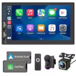 Racodiary Autoradio 2 Din Compatibile con Carplay & Android Auto