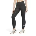 Reebok Workout Ready Big Logo Leggings, Night Black