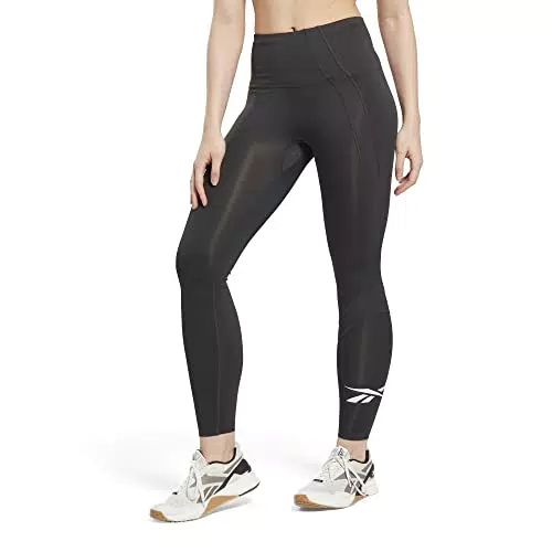 Reebok Workout Ready Big Logo Leggings, Night Black