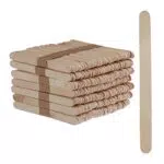 Relaxdays Bastoncini di Legno, Set da 500x, Legnetti dei Ghiaccioli per DIY