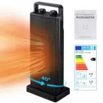 RINRI Stufetta Elettrica Basso Consumo, 2000W radiatore elettrico mobile