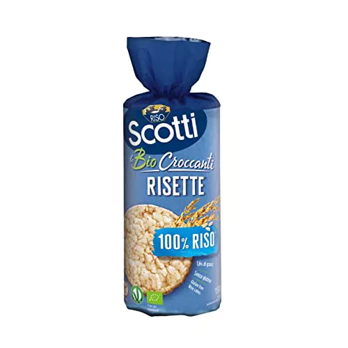 Riso Scotti - Risette 100% Riso - Gallette di Riso Senza Glutine Bio - Confezione da 150 gr