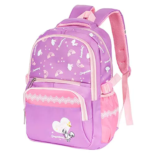 Sciphylia Zaino Ragazza Zaino Bambini Ragazzi Ragazzi Ragazze Grande Borsa Scuola Ragazzo Primario Zaino Scuola Peso Leggero con Tasca Frontale
