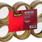 Scotch Nastro da Imballo per Sigillatura Sicura, Avana - 50 mm x 66 m