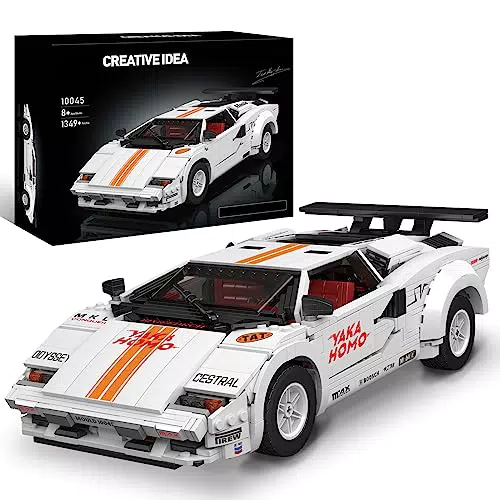 SDXFUWA 10045 MOC Engineering Car Model, Creativity Technology Sports Car Convertible Car Model Car Kit