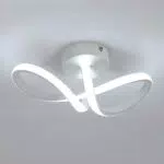 Seamoon Applique da Parete Interno, 20W Lampada a Muro Moderno Luce Bianca 6500K 2250LM
