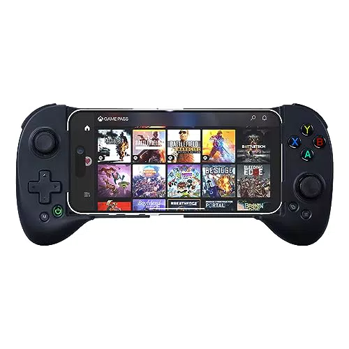 ShanWan Controller di Gioco Mobile Android/iOS, Controller Smartphone con Leva di manovra Regolabile per Xbox Cloud Steam Link GeForce Now MFi Apple Arcade Games