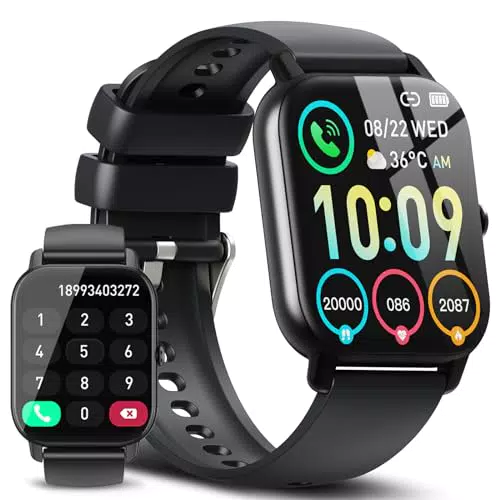 Smartwatch Uomo Donna con Effettua/Risposta Chiamate