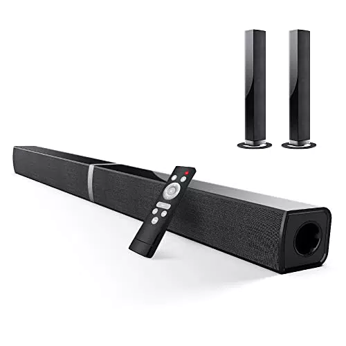 Soundbar 2 in 1 Soundbar TV Speaker da 50 Watt con audio potente