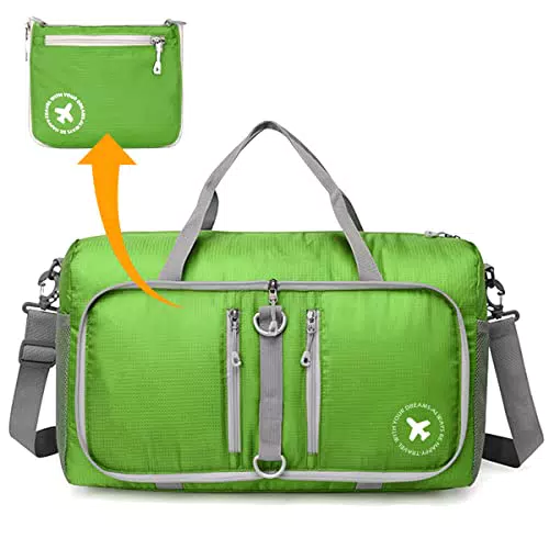 SPAHER Borsa 40x20x25 Ryanair da Viaggio Bagaglio a Mano Borsone da Cabinada Viaggio Borsone Pieghevole Palestra Campeggio Borsa a Tracolla per Campeggio Weekend Donne Uomo