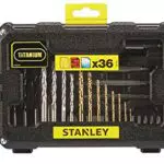 STANLEY STA7222-XJ Set di 36 pezzi per foratura e avvitamento