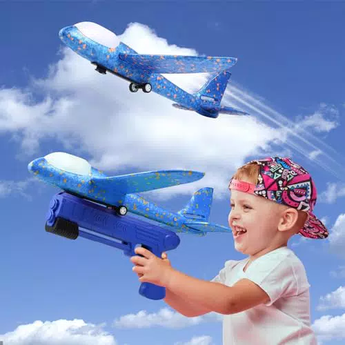 Sugar Kee Aereo Polistirolo per Bambini, Gioghi per Bambini 4 5 6 7 8 9 10 Anni