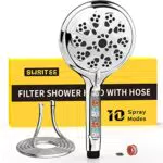 Swaitee Soffione Doccia, Doccino per Doccia con Tubo Flessibile da 1.5 m