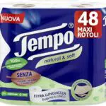 Tempo, Carta Igienica Natural & Soft, Morbida e Resistente