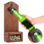 TUFA Apribottiglie da Parete, Cavatappi a Muro da Legno con Stile Retrò