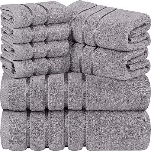Utopia Towels - Set di Asciugamani di Lusso da 8 Pezzi