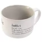 Villa d’Este Home Tivoli Victionary Jumbo Mug Latte & biscotti in gres 520 ml