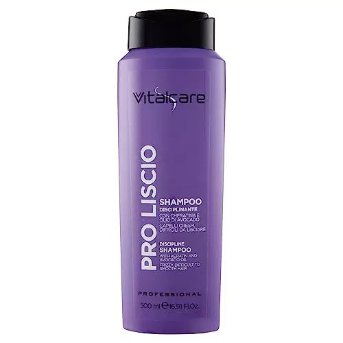 Vitalcare, PRO - Shampoo Liscio Disciplinante, per Capelli Crespi