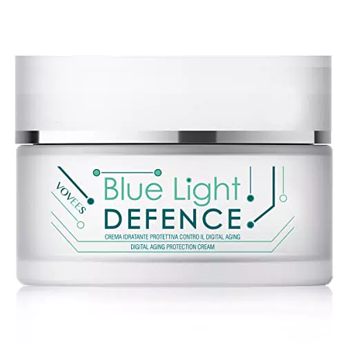 VOVEES BLD9 Crema Viso Antirughe Donna Filtro Luce Blu ai 9 Principi Attivi - Made In Italy