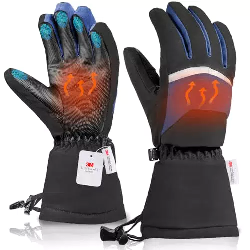 WARMTUYO Guanti Invernali Uomo Donna, Guanti Touch Screen Invernali