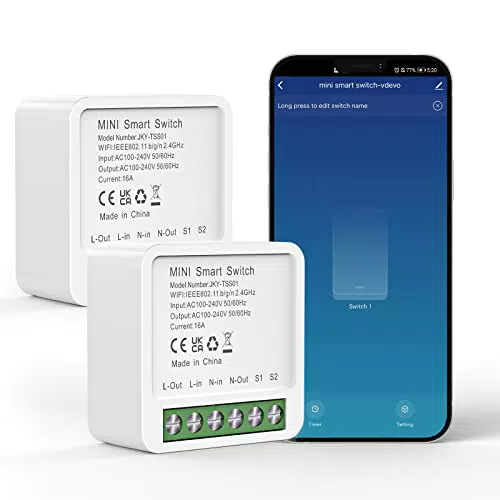 WiFi Interruttore Modulo Luce, Maxcio
