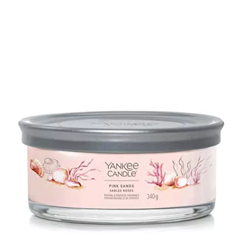 YANKEE CANDLE CANDELA TUMBLER A 5 STOPPINI PINK SAND