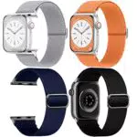 Yoohoo connettore metallico Compatibile con Cinturino Apple Watch 44mm 45mm 49mm 40mm 41mm 38mm 42mm Donna Uomo