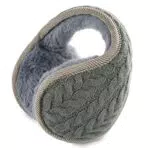 ZWOOS Paraorecchie regolabili in pile, grigio