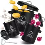 zzolee - Set di 3 Contenitori per Patate con Pelapatate