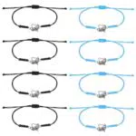 8 pezzi da cheerleader, bracciale da cheerleader, bracciale da cheerleading regolabile