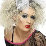Parrucca bionda anni 80