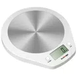 ACCUWEIGHT Bilancia da Cucina Digitale bilancia cucina Funzione Tara Bilance Alimenti Elettronica con Piattaforma in Acciaio Inossidabile per Pesa Cibo