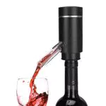 Aceshop Aeratore Elettrico per Vino, Dispenser Portatile Automatico di Vino Rosso Dispenser Automatico One-Touch Decanter e Versatore Aeratore Intelligente per Vino per Vino Rosso e Bianco
