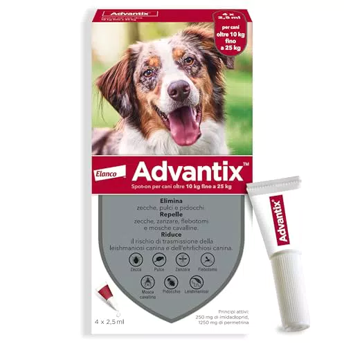 Advantix Spot-on antiparassitario per Cani da 40 kg a 60 Kg