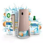 Air Wick Active Fresh Deodorante per Ambienti, Confezione con 1 Diffusore + 1 Ricarica alla Fragranza Brezza Marina e Magnolia