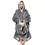 ALLILUYAA Coperta Oversize con Cappuccio, Felpa con Cappuccio Oversize