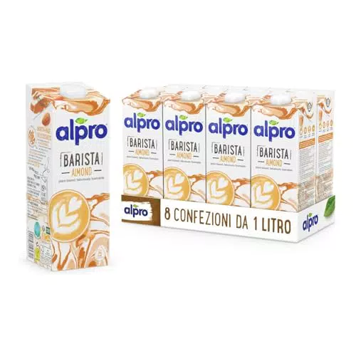 ALPRO BARISTA, Bevanda alla SOIA, 100% vegetali, ideale con il caffè & DESSERT 100% Vegetale al gusto VANIGLIA