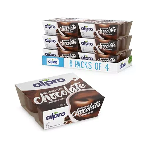 ALPRO DESSERT 100% Vegetale al gusto CIOCCOLATO FONDENTE, 6 confezioni