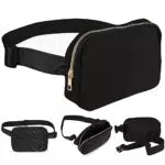 Amaxiu Borsa a Tracolla per Donna Uomo, Borsa a Tracolla Impermeabile Borsa a Tracolla Mini Marsupio con Cinghie Regolabili per Corsa Trekking Addestramento a Piedi con Cani