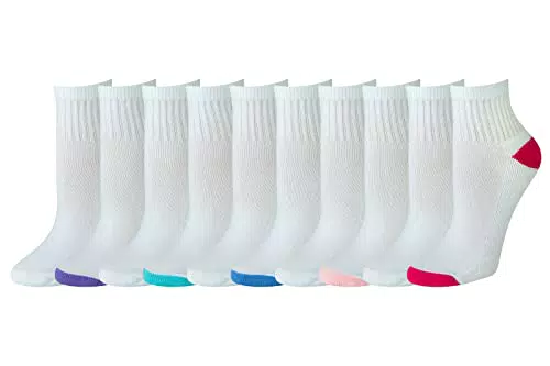 Amazon Essentials Calzini alla Caviglia Leggermente Ammortizzati in Cotone Donna